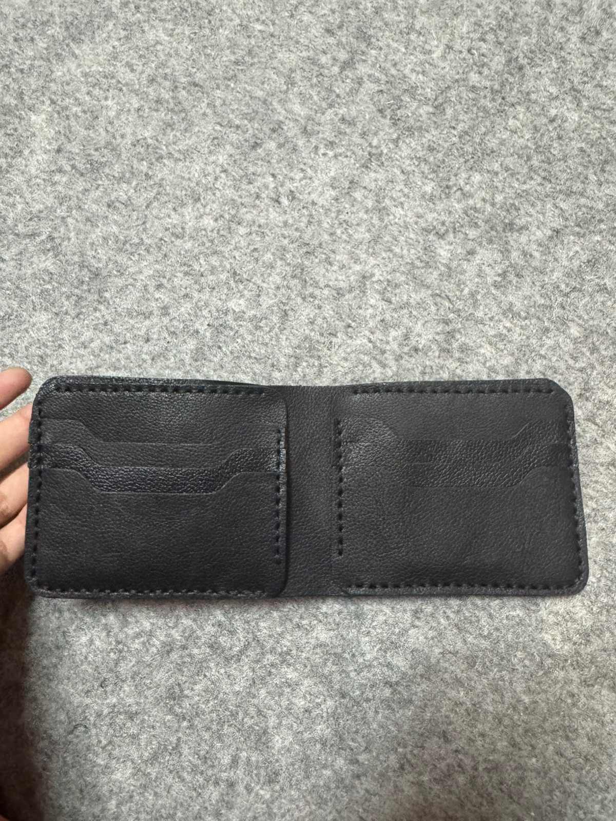 Mild Grain Pure Leather Handmade Wallet - Image 2