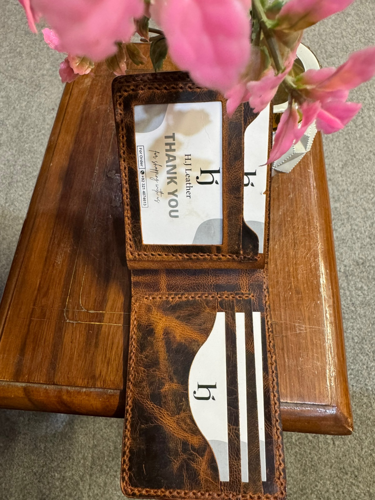Special – Wax Pullup Leather Handmade Wallet - Image 3