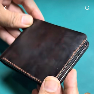 Wax Pullup Leather Handmade Wallet
