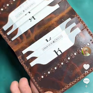 Wax Pullup Leather Handmade Wallet – Basic Edition