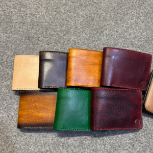 Diamond 3 Hand-Dyed Vegtan Leather Wallet Eleven Card Slots