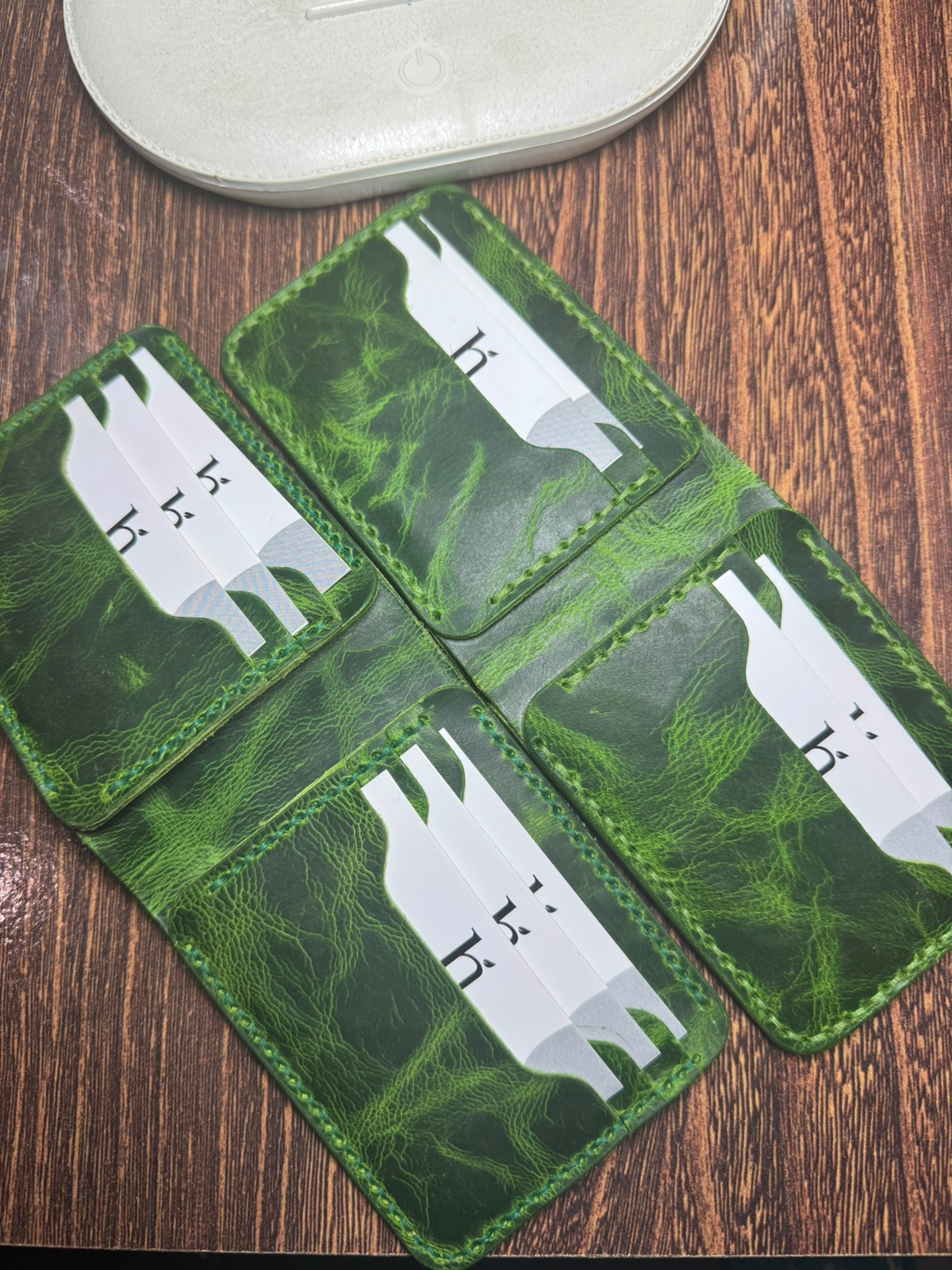 Pure Leather Handmade Wallet - Image 2