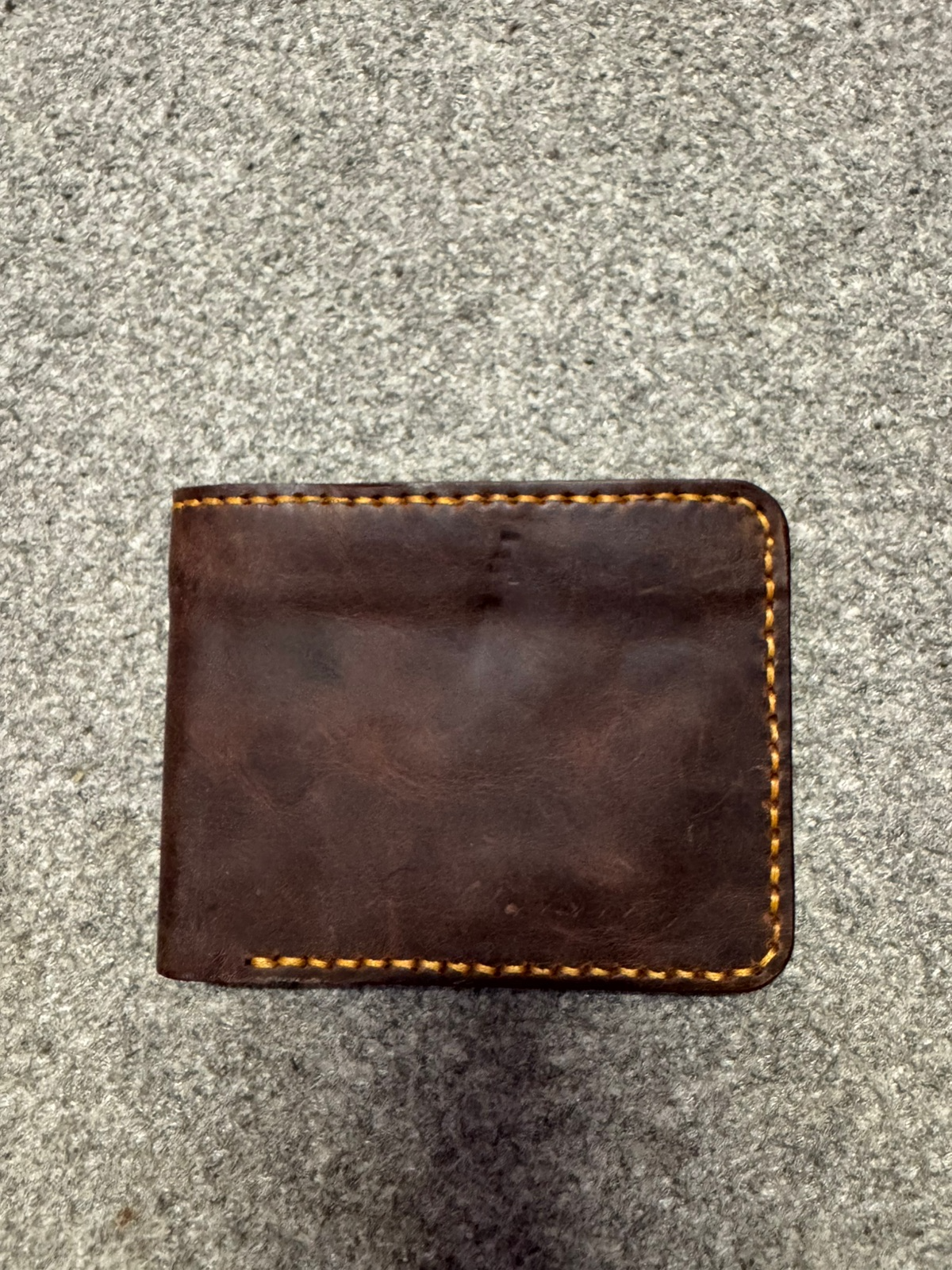 Pure Leather Handmade Wallet – Unbranded Simplicity