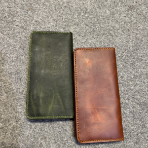 Long Wallet – Wax Pullup Leather – All-in-One Edition