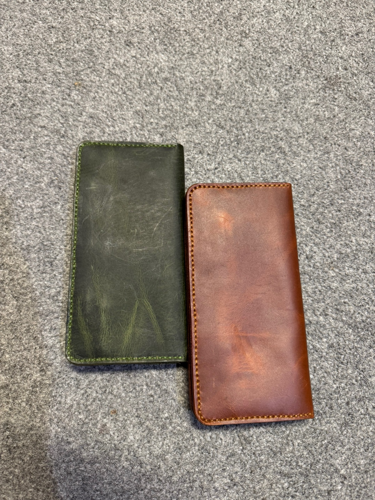 Long Wallet – Wax Pullup Leather – All-in-One Edition