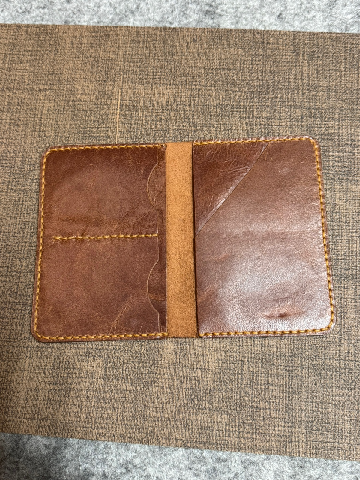 Pure Leather Handmade Passport Cover - Image 2