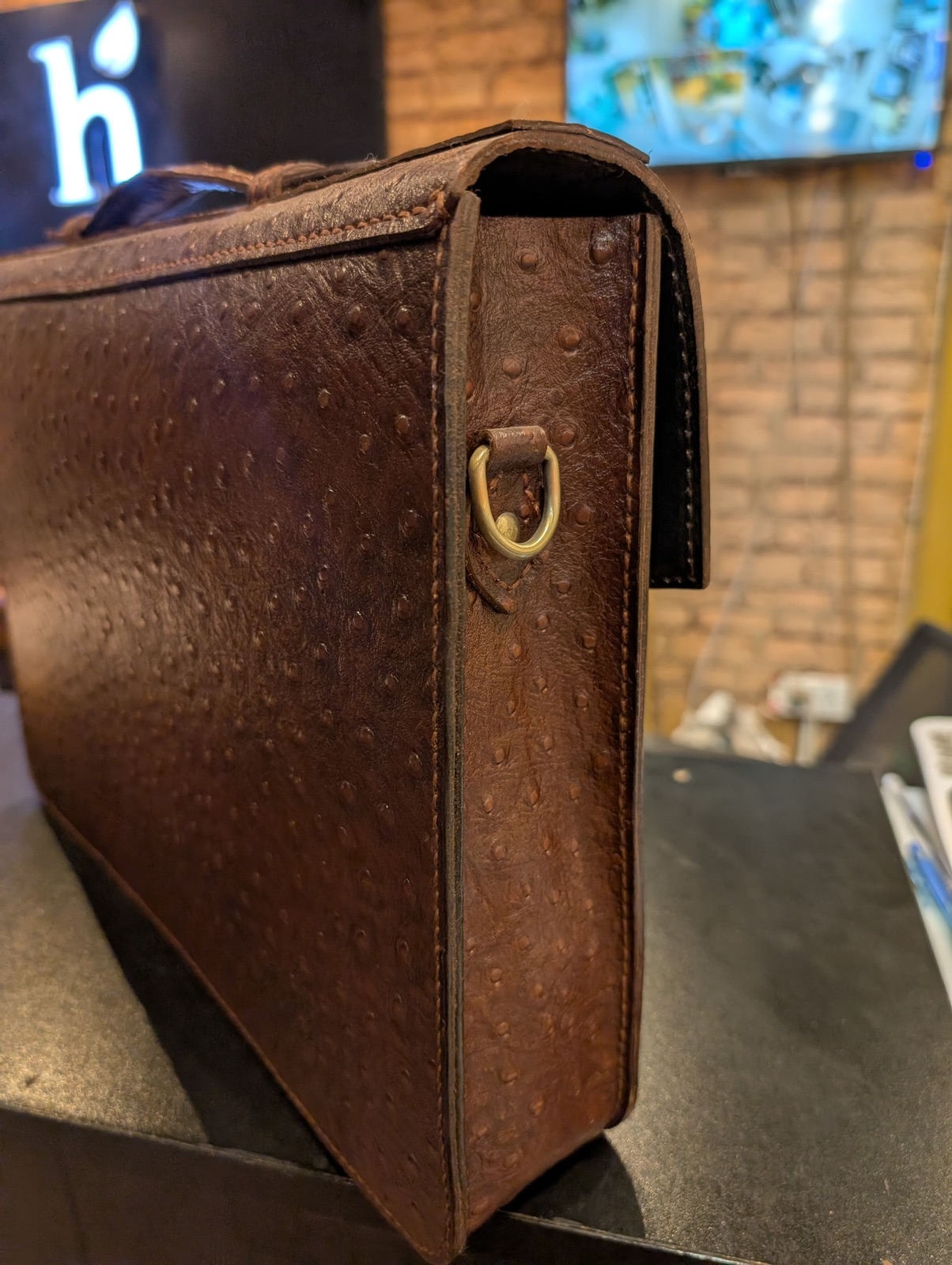Pure Leather Handmade Laptop Bag - Image 6