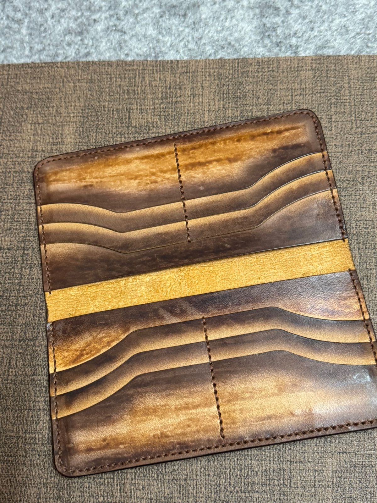 Long Wallet – Vegtan Leather Handmade - Image 2
