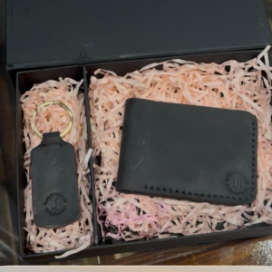Dollar Size Leather Wallet – Handmade Compact