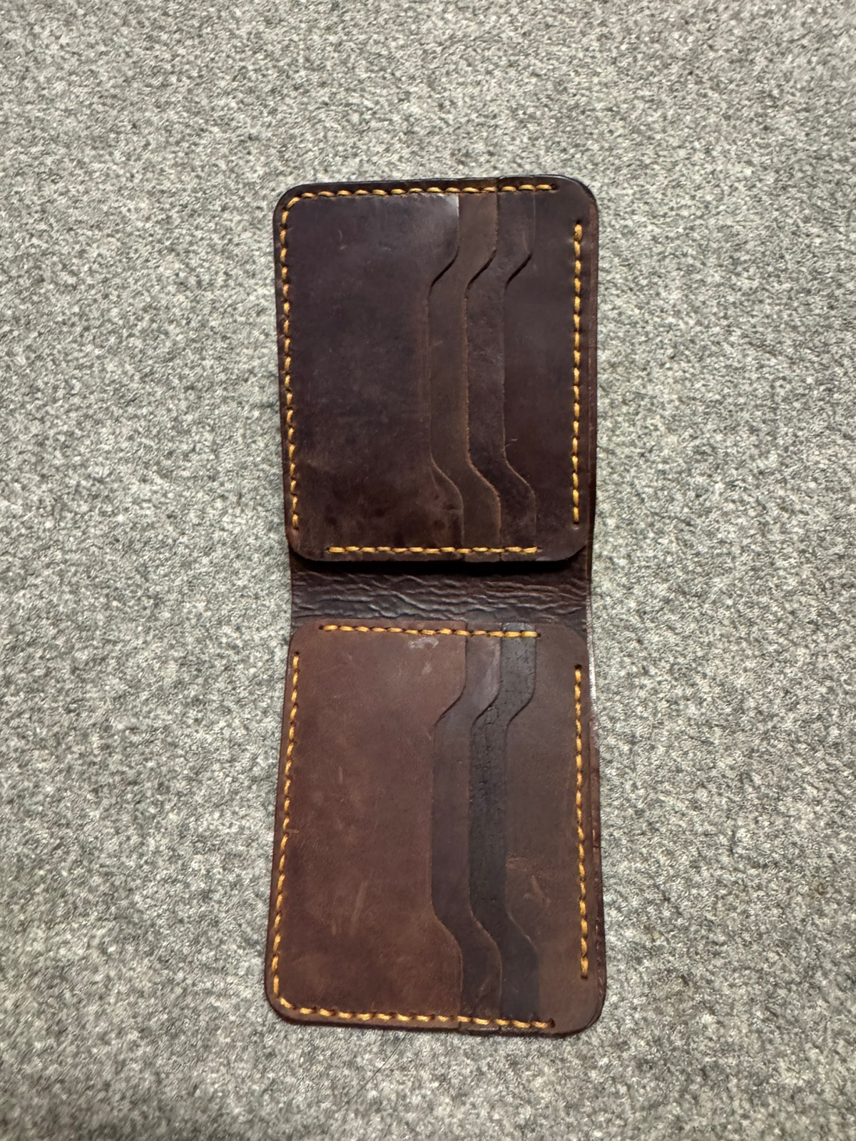 Pure Leather Handmade Wallet – Unbranded Simplicity - Image 2