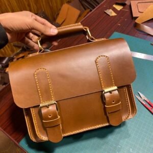 Pure Handmade Leather Laptop Bag