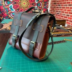 Pure Handmade Leather Laptop Bag