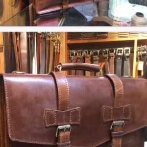 Pure Handmade Leather Laptop Bag