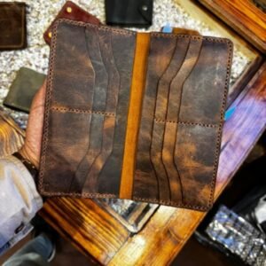 Special handmade leather Long wallet