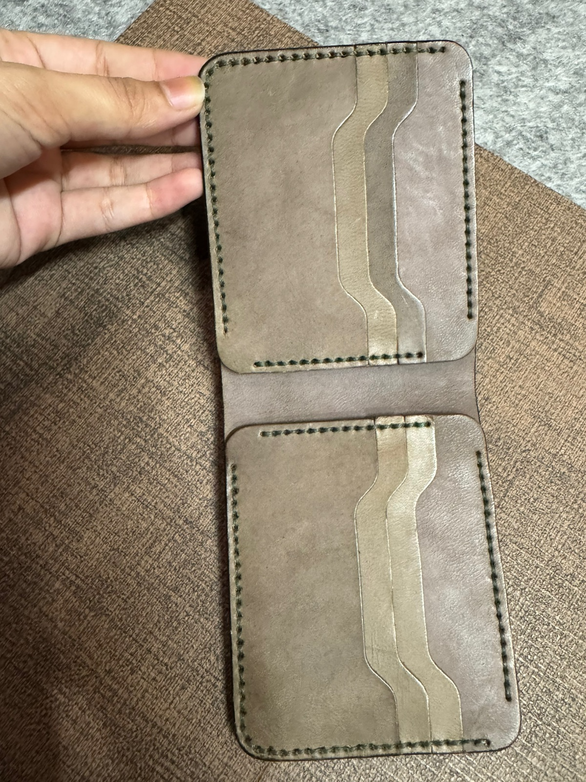 Pure Leather Handmade Wallet – Refined Edition - Image 2