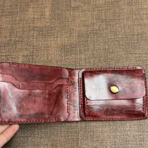 Vegtan Leather Handmade Wallet – Coin Edition