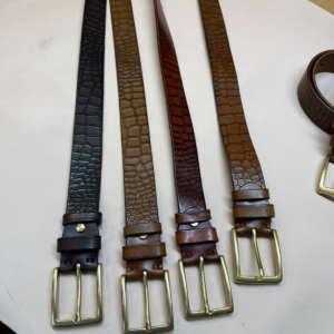 Vegtan Leather One-Piece Belt – Handmade