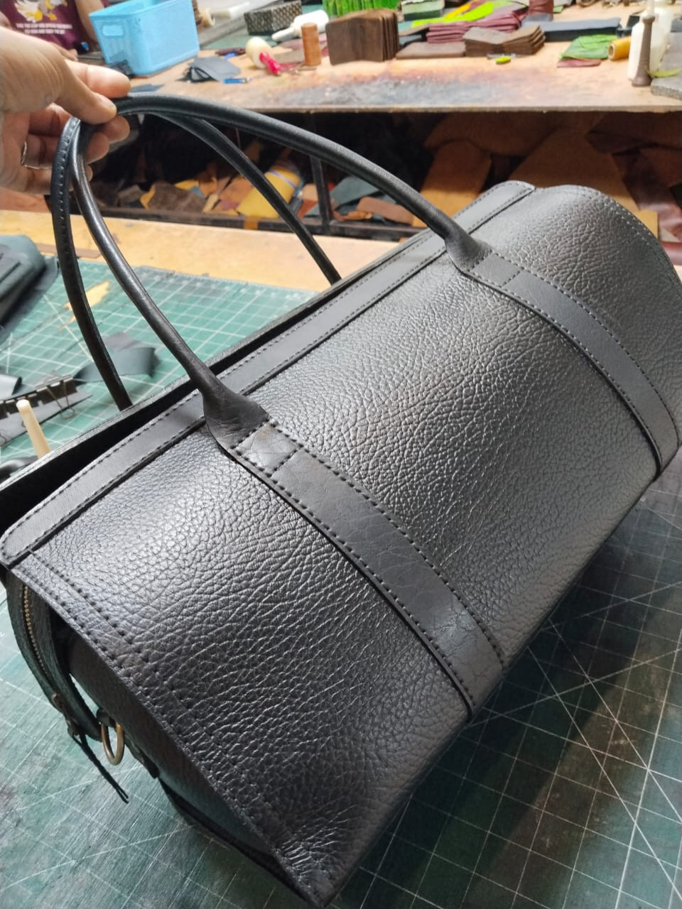 Mild Grain Leather Handmade Bag