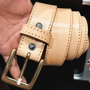 Natural Vegtan Leather Handmade Belt
