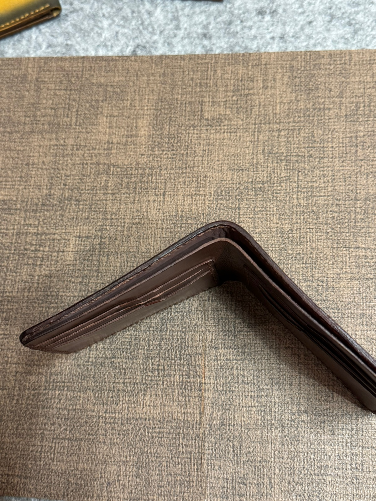 Vegtan Leather Handmade Wallet – Minimal Layout - Image 3