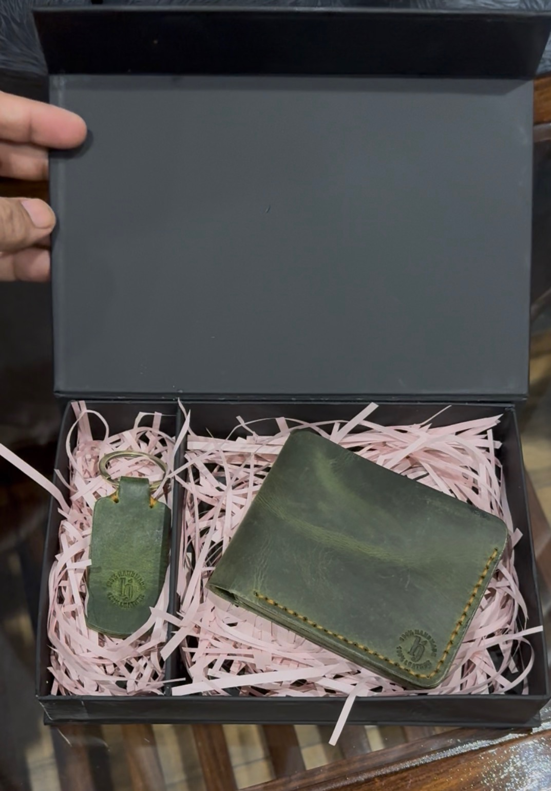 Leather Handmade Wallet – Split Carry Design